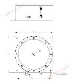 SKS型薄膜式空气弹簧隔振器/气浮减震器