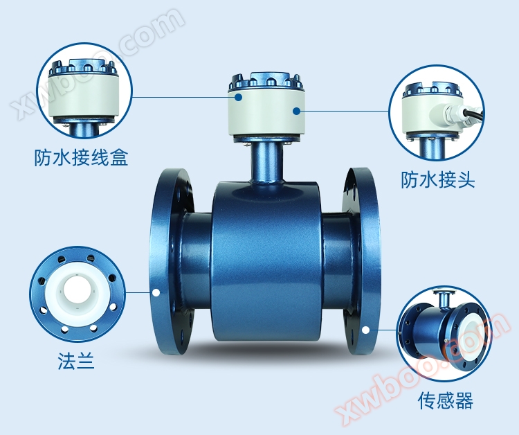 DN400分体型电磁流量计