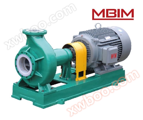 Pompe centrifuge fluoroplastique type mbf